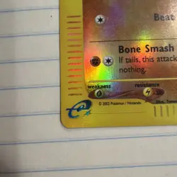 Pokemon 2002 Cubone Reverse Holo Expedition Card 103/165 WOTC E-Reader - Image 3