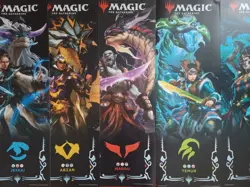 MTG Tarkir Dragonstorm Promotional Banners Set Of 5 Magic The Gathering Vinyl - Image 1