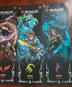 MTG Tarkir Dragonstorm Promotional Banners Set Of 5 Magic The Gathering Vinyl - Image 2