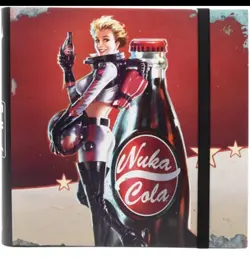 Mtg Fallout card binder nuka cola pinup for Magic MTG Ultra Pro UP 24 pocket - Image 1