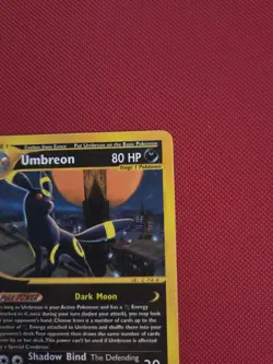 Pokemon Umbreon Card 41/147 Non-Holo Rare, Aquapolis 2002 - Image 3