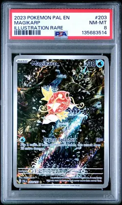 PSA 8 NM-MT Magikarp 2023 Paldea Evolved 203/193 Pokemon Card - Image 1