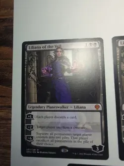 1x Liliana of the Veil Mythic Regular Card Dominaria United Set - Image 4