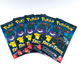 5 Pack Pokemon TCG Trick or Trade Booster Packs 2024 Halloween Card Lot Bundle - Image 1