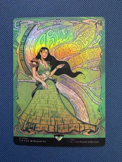 MTG Arwen, Mortal Queen (Borderless Poster) Foil NM Universes Beyond LTR - Image 2