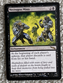 MTG Necrogen Mists!!Lightly Played!!RARE!!Mirrodin#69/306 Magic the Gathering - Image 1