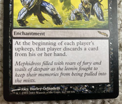 MTG Necrogen Mists!!Lightly Played!!RARE!!Mirrodin#69/306 Magic the Gathering - Image 4