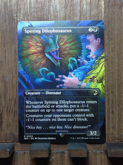 MTG😍 Spitting Dilophosaurus ( Borderless ) Universes Beyond: Jurassic NM😍 - Image 2