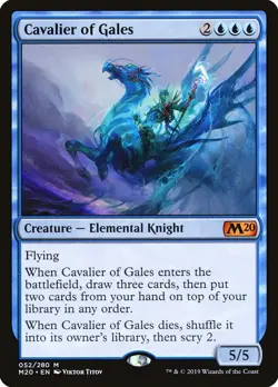 MTG Cavalier of Gales #52 M20 Core Set 2020 NM - Image 1