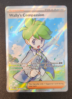 Wally's Compassion 176/132 Full Art Ultra Rare - Pokemon TCG: Mega Evolution NM - Image 1