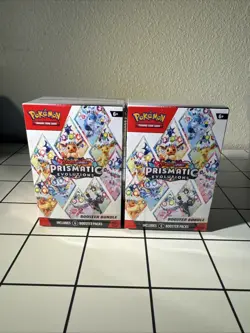 Pokemon TCG Prismatic Evolutions Booster Bundle Lot of 2 Factory Sealed - Image 1