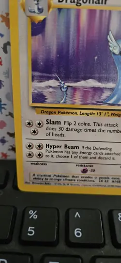 Pokemon TCG Base Set Dragonair 18/102 Rare LP/NM Vintage WOTC - Image 5