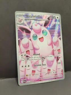 Wigglytuff - 105/094 - TCG Pokemon Phantasmal Flames - Illustration Rare NM - Image 2