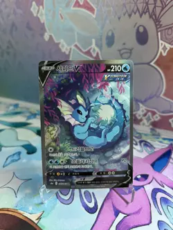 Pokemon TCG Vaporeon V 075/069 SR S6a: Eevee Heroes Korean Card Near Mint - Image 1