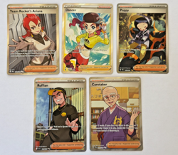 Pokemon Trainer Full Art Lot - 5 Cards Englisch - Mixed Sets - NM - Image 1