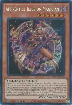 Yugioh! Apprentice Illusion Magician - RA04-EN023 - Secret Rare - 1st Edition Ne - Image 1