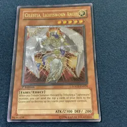 Yu-Gi-Oh! TCG Celestia, Lightsworn Angel LODT-EN024 Ultimate Rare 1st Ed - Image 2