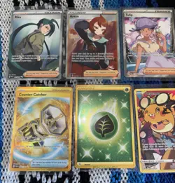 Pokemon TCG Trainer Full Arts and Illustration Rare Lot of 10 Near Mint - Image 2