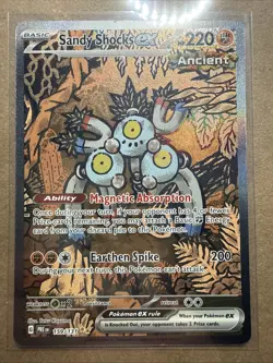 Pokemon TCG Sandy Shocks EX 159 Sir Prismatic Evolutions Card NM Condition - Image 1
