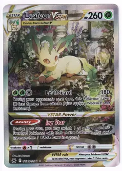 Pokemon TCG - Leafeon VSTAR GG35/GG70 SWSH Crown Zenith Galarian Gallery NM/M - Image 2