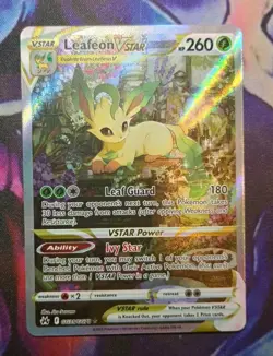 Pokemon TCG Leafeon VSTAR GG35/GG70 Crown Zenith: Galarian Gallery NM - Image 1