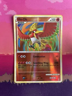 Pokemon Card Ho-Oh Call Of Legends Reverse Holo Rare 9/95 Near Mint - Image 1