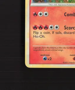 Ho-Oh 9/95 Call of Legends Holo Rare Pokemon Card MP - Image 5