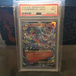 Pokemon M Charizard EX 220 HP Ultra Rare Holo 12/83 Generations PSA 9 Card - Image 1