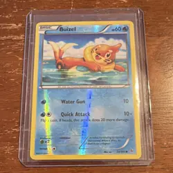 Buizel 28/106 Flashfire Reverse Holo Basic Pokemon TCG Card English 2014 - Image 1