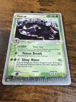 Muk EX 96/97 Dragon Holo Pokemon Card - Image 4
