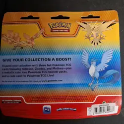 10 Pokemon TCG Zapdos Moltres Articuno Promo Blister 2-Pack with 3 Foil Cards - Image 3