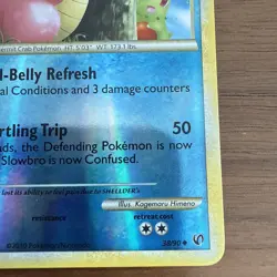 POKEMON CARD SLOWBRO 38/90 2010 RARE HOLO NEW MINT ORIGINAL ITALIA - Image 4