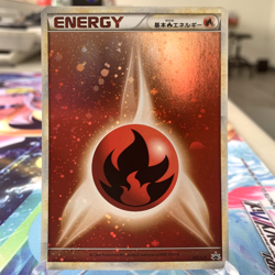 Fire Energy 012/L-P Holo Promo Japanese Pokemon Card ~ MP - Image 1
