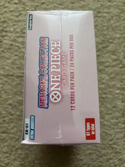ONE PIECE ENGLISH TCG: MEMORIAL COLLECTION (EB-01) Extra Booster Box Sealed - Image 5