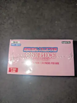 One Piece TCG EB-01 Memorial Collection Extra Booster Box English [Sealed] Free - Image 1