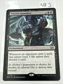 Painful Quandary - NM - Brothers' War - MTG - Image 2
