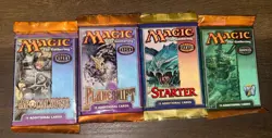 MTG- Lot of 4 Sealed Booster Packs: 7th Edition, Planeshift, Apocalypse, Starter - Image 1