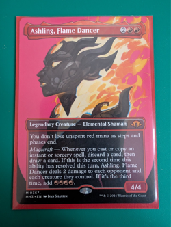 1x Ashling Flame Dancer Borderless NM - MH3 MTG Magic EDH - Image 1