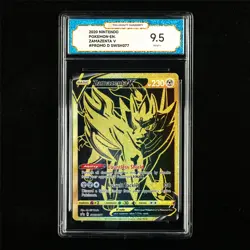 TQG 9.5 MINT+ 2020 Pokemon ENG Zamazenta V SWSH077 Promo - Image 1