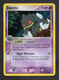 Banette 1/100 Holo Rare - EX Crystal Guardians 2006 Pokemon TCG - Image 1