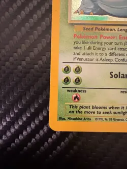 Pokemon TCG Venusaur Holo Rare Base Set 2 18/130 Vintage 1999 WOTC - Image 5