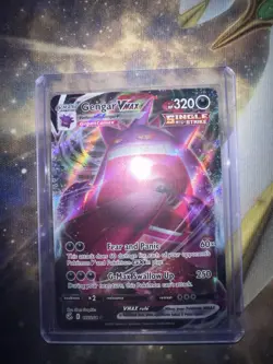 Pokemon Gengar VMAX TCG Fusion Strike Card 157/264 Near Mint Condition - Image 1