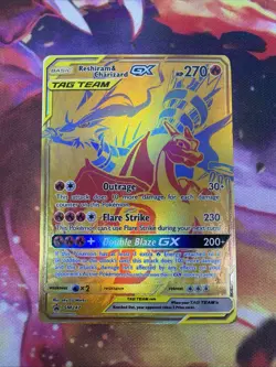 Reshiram & Charizard GX SM247 Black Star Promo Pokemon TCG Holo NM - Image 1