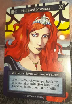 Highland Princess NF Unique. Beta Wave 2. Sorcery Contested Realm - Image 1