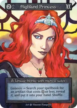 Sorcery Contested Realm Beta Highland Princess - Image 1