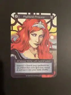 Highland Princess - Beta - Sorcery Contested Realm - Image 1