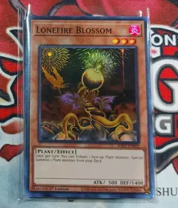 X3 Lonefire Blossom RA01-EN002 Super Rare 1st Edition NM Yugioh - Image 1