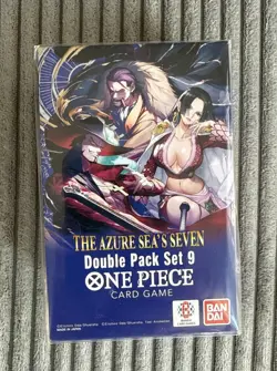 One Piece The Azure Sea’s Seven Double Pack DP-09 + 3 x Sleeved Boosters OP14 - Image 4