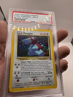 2000 POKEMON PROMO COOL PORYGON HOLO BLACK STAR #15 PSA 7 TRADING CARD GAME TCG - Image 3