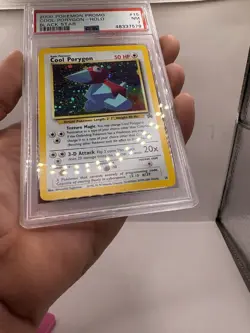 2000 POKEMON PROMO COOL PORYGON HOLO BLACK STAR #15 PSA 7 TRADING CARD GAME TCG - Image 5